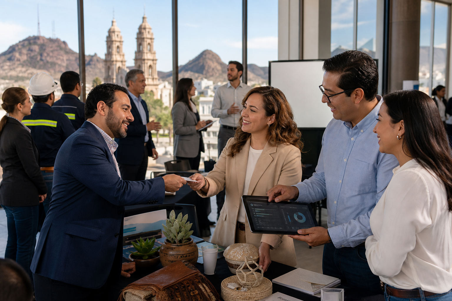 Representación visual de empresas, trabajadores, comercios e instituciones en Chihuahua